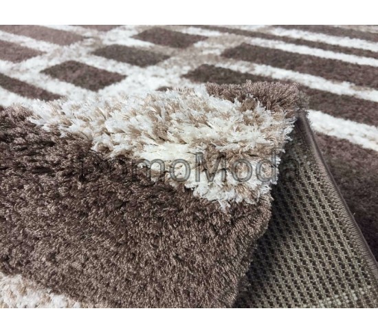 Високоворсний килим MF LOFT 2818A D.Beige-White - Висока якість за найкращою ціною в Україні зображення 3.